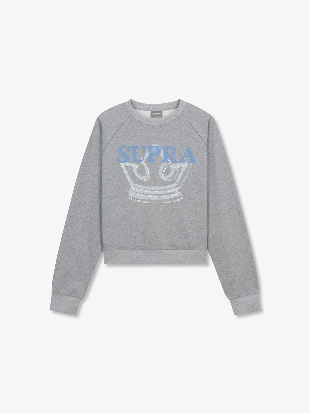 Women`s Crown Graphic Cropped Sweatshirt