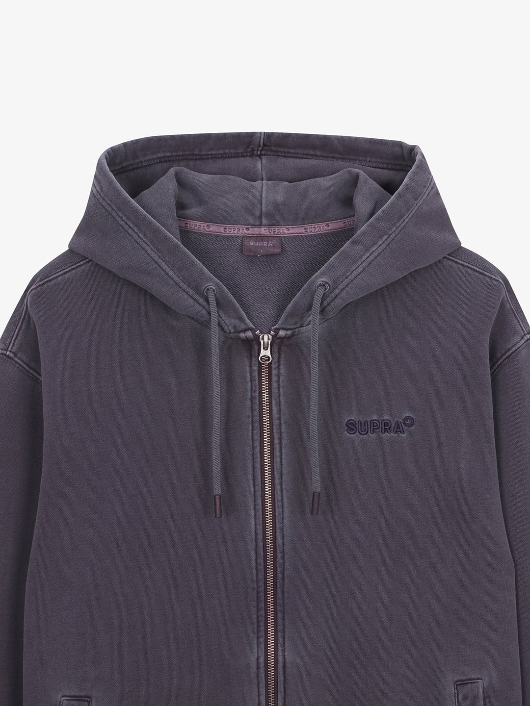 Garment Dying hooded Zip-up Set