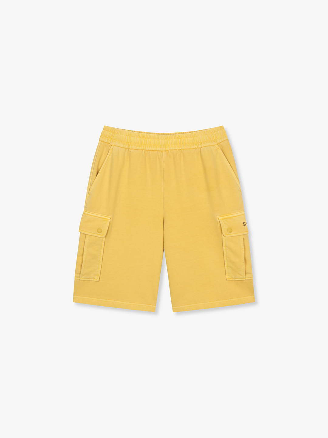 Garment Dyed Cargo Pocket Half Pants Set