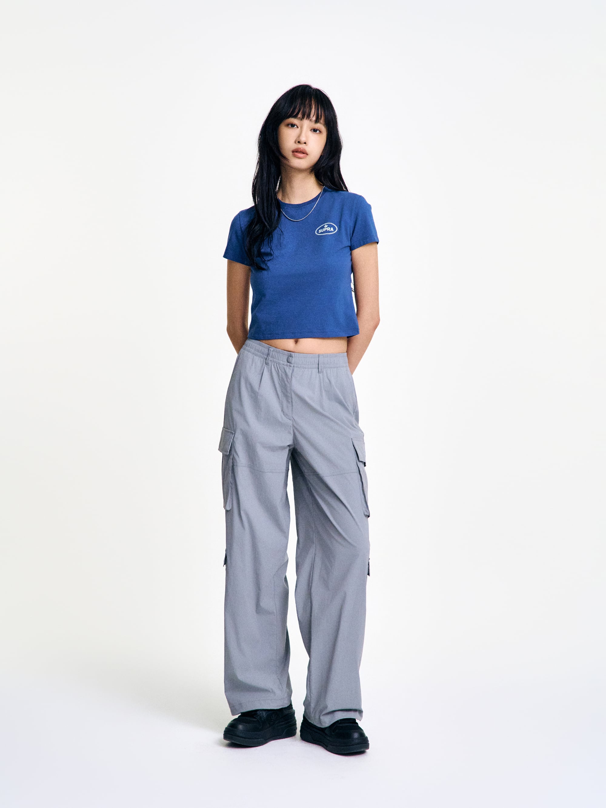Women`s 8 Pocket Wide Cago Pants