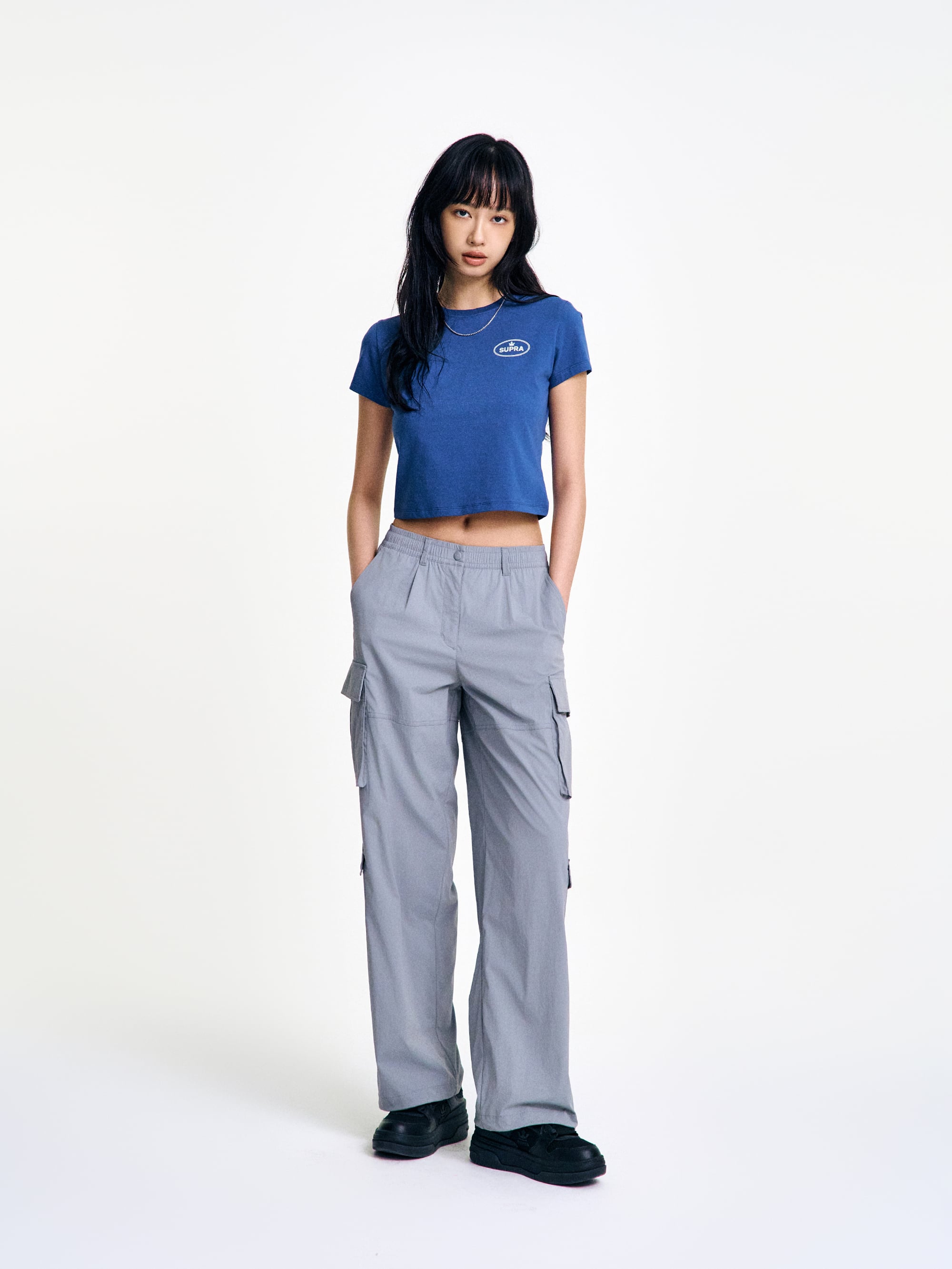 Women`s 8 Pocket Wide Cago Pants