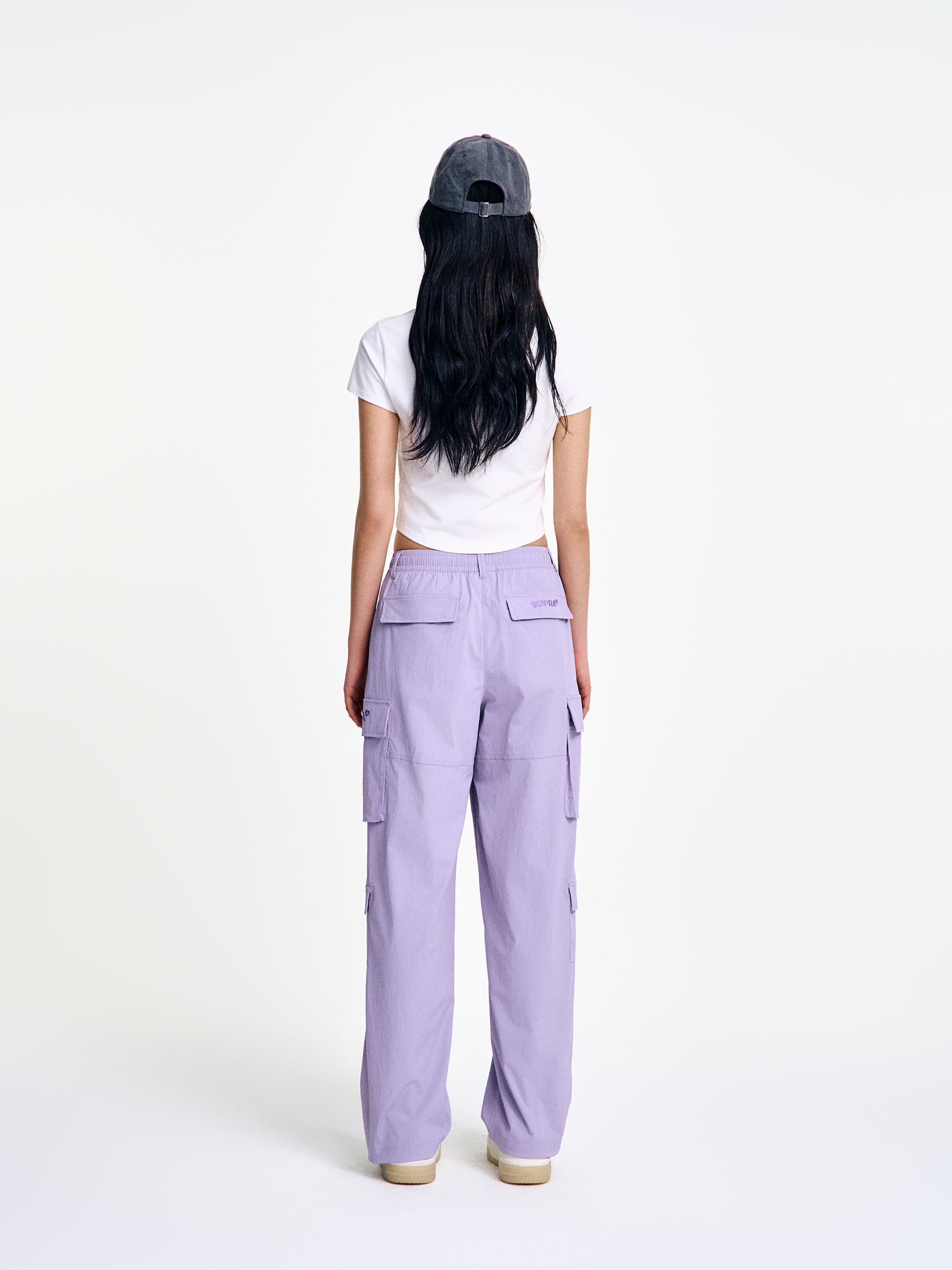 Women`s 8 Pocket Wide Cago Pants