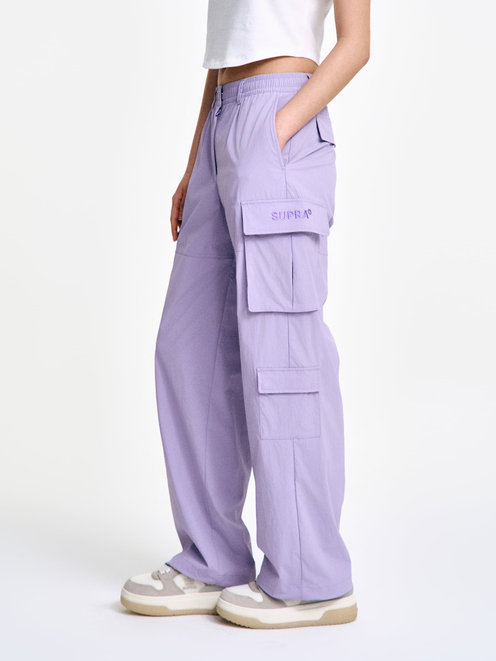 Women`s 8 Pocket Wide Cago Pants