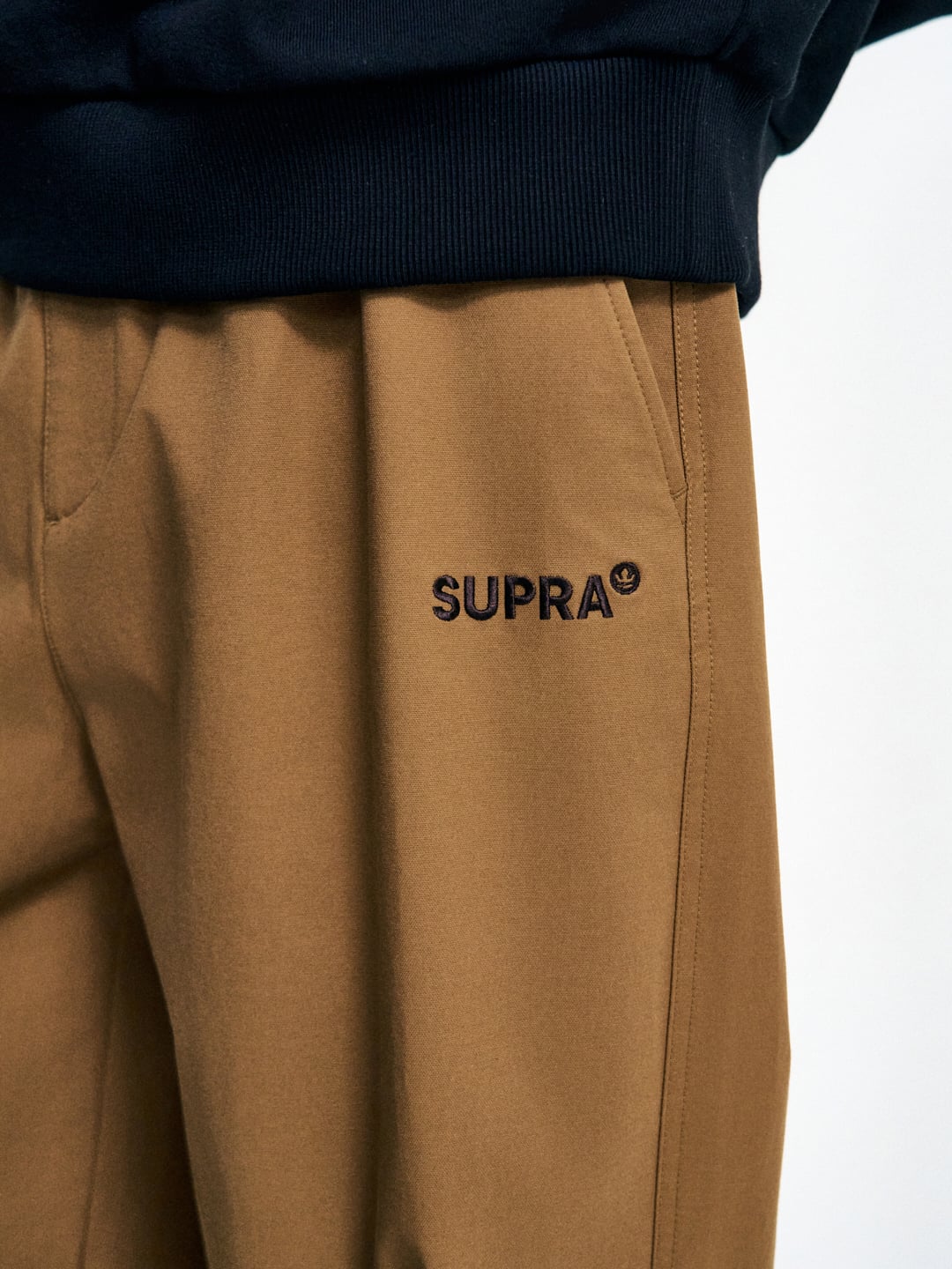 Basic Lettering Logo Parachute Pants