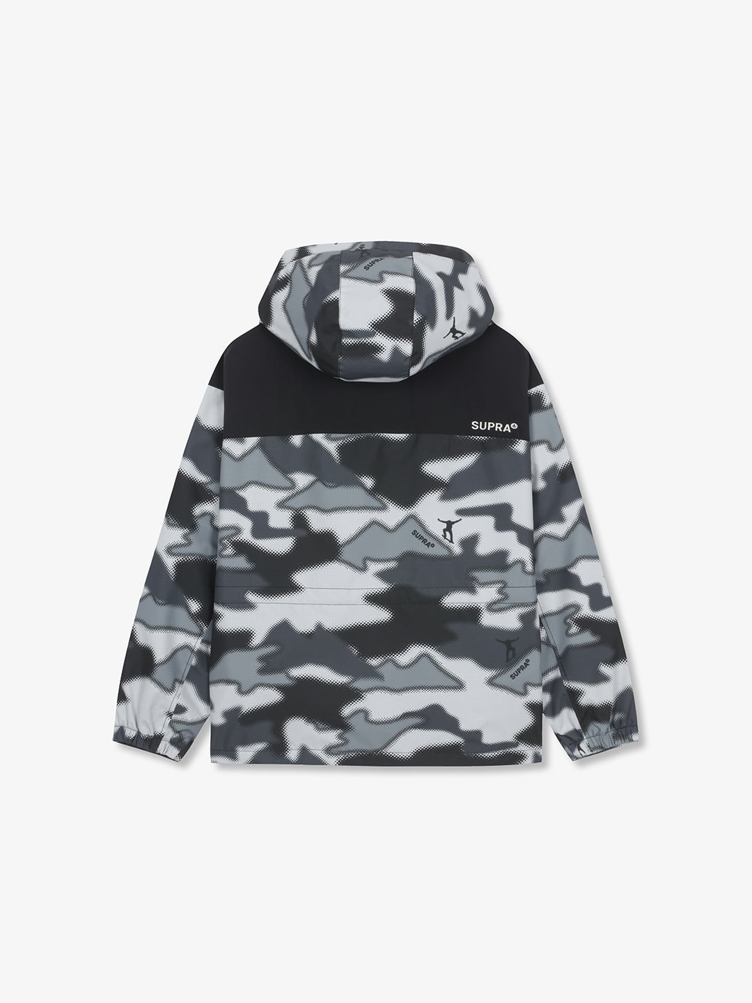 Camo Point Color Block Windbreaker