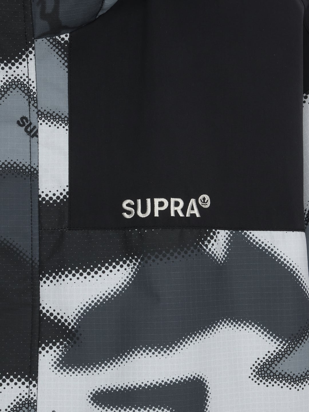 Camo Point Color Block Windbreaker
