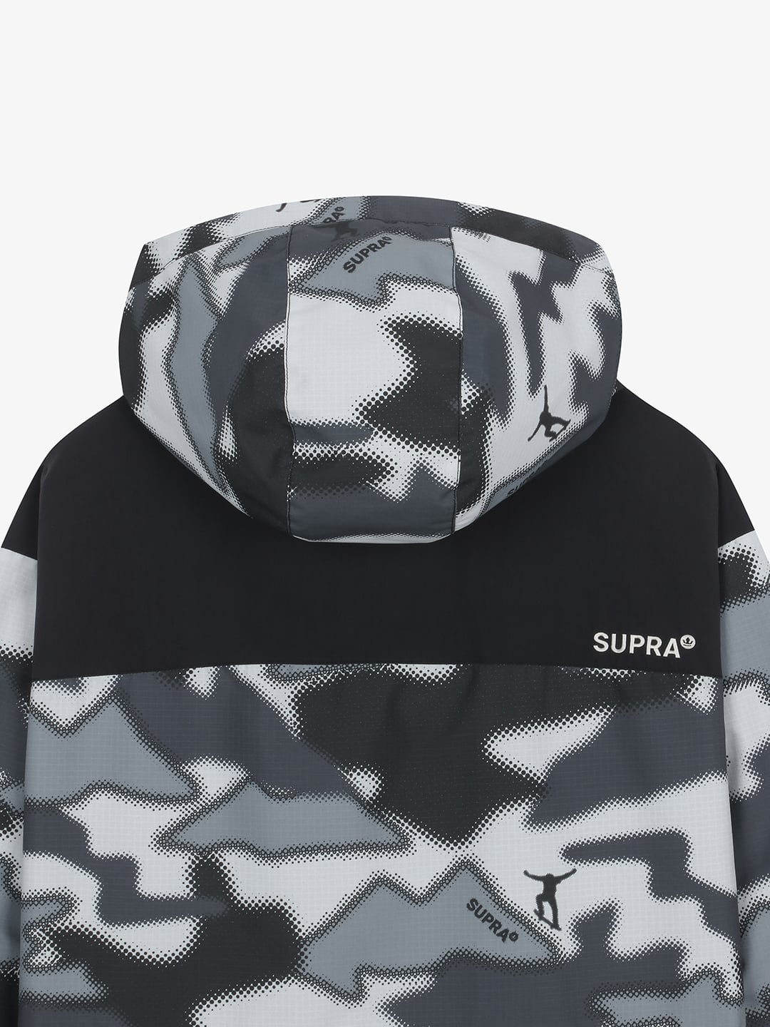 Camo Point Color Block Windbreaker