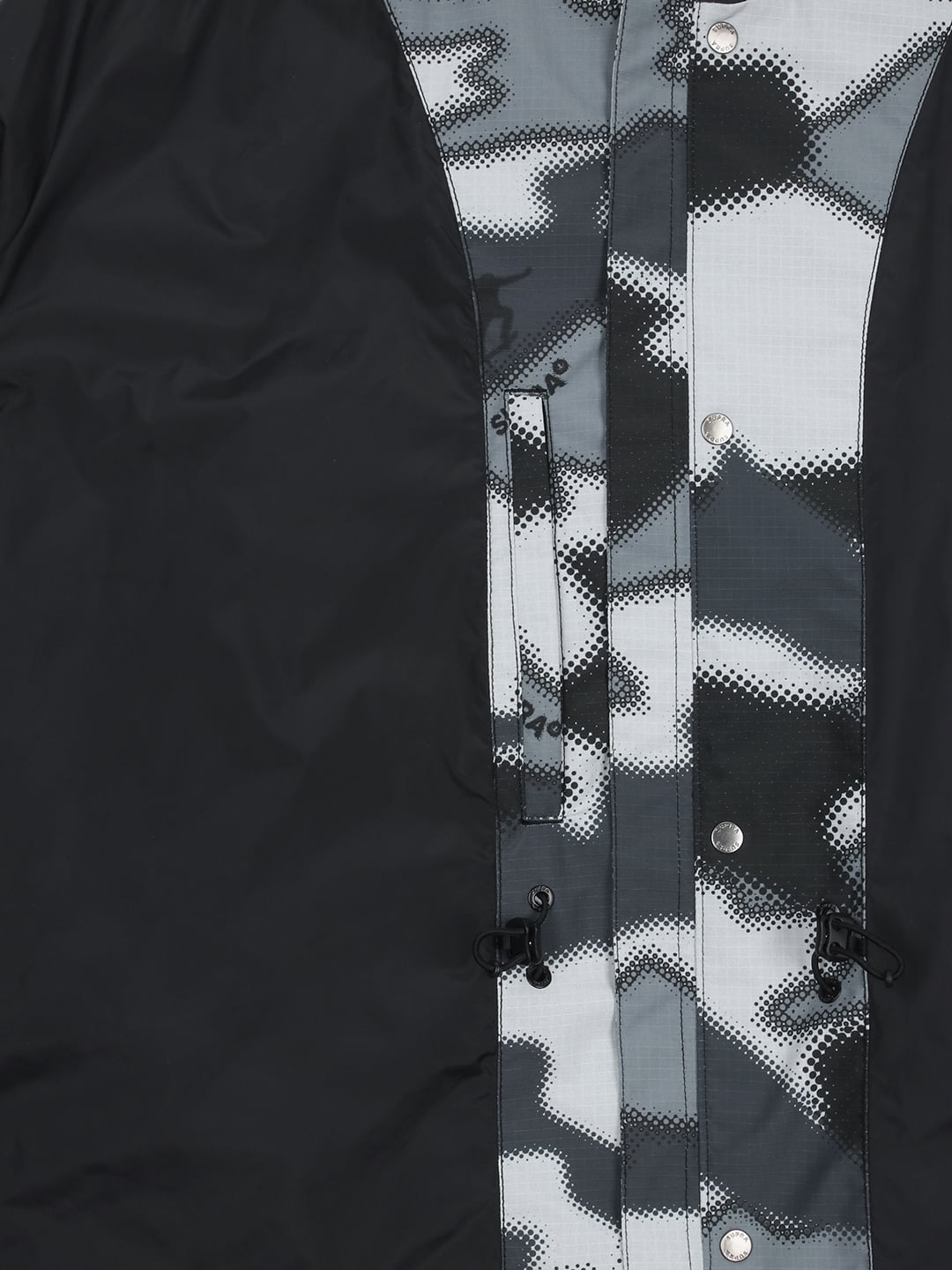 Camo Point Color Block Windbreaker
