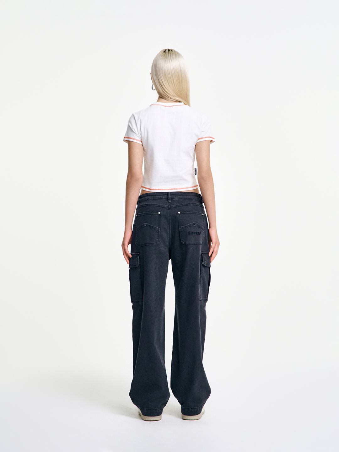Women`s Crown Logo Point Crop T-shirt