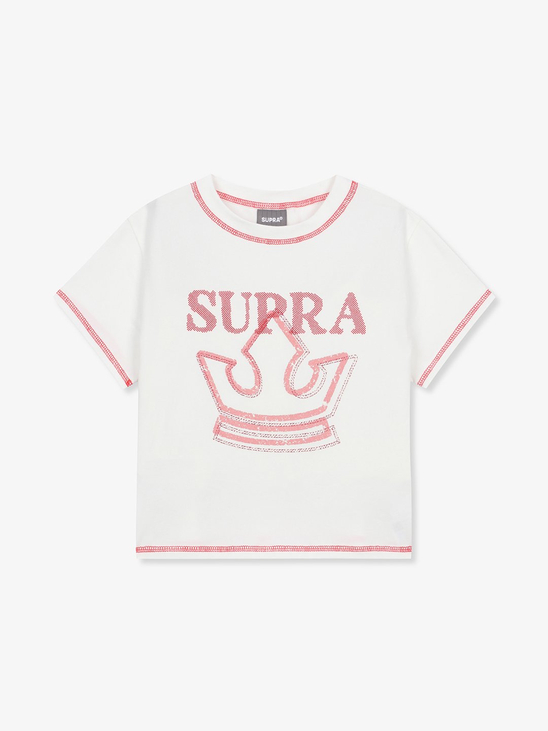 Women`s Crown Logo Point Crop T-shirt