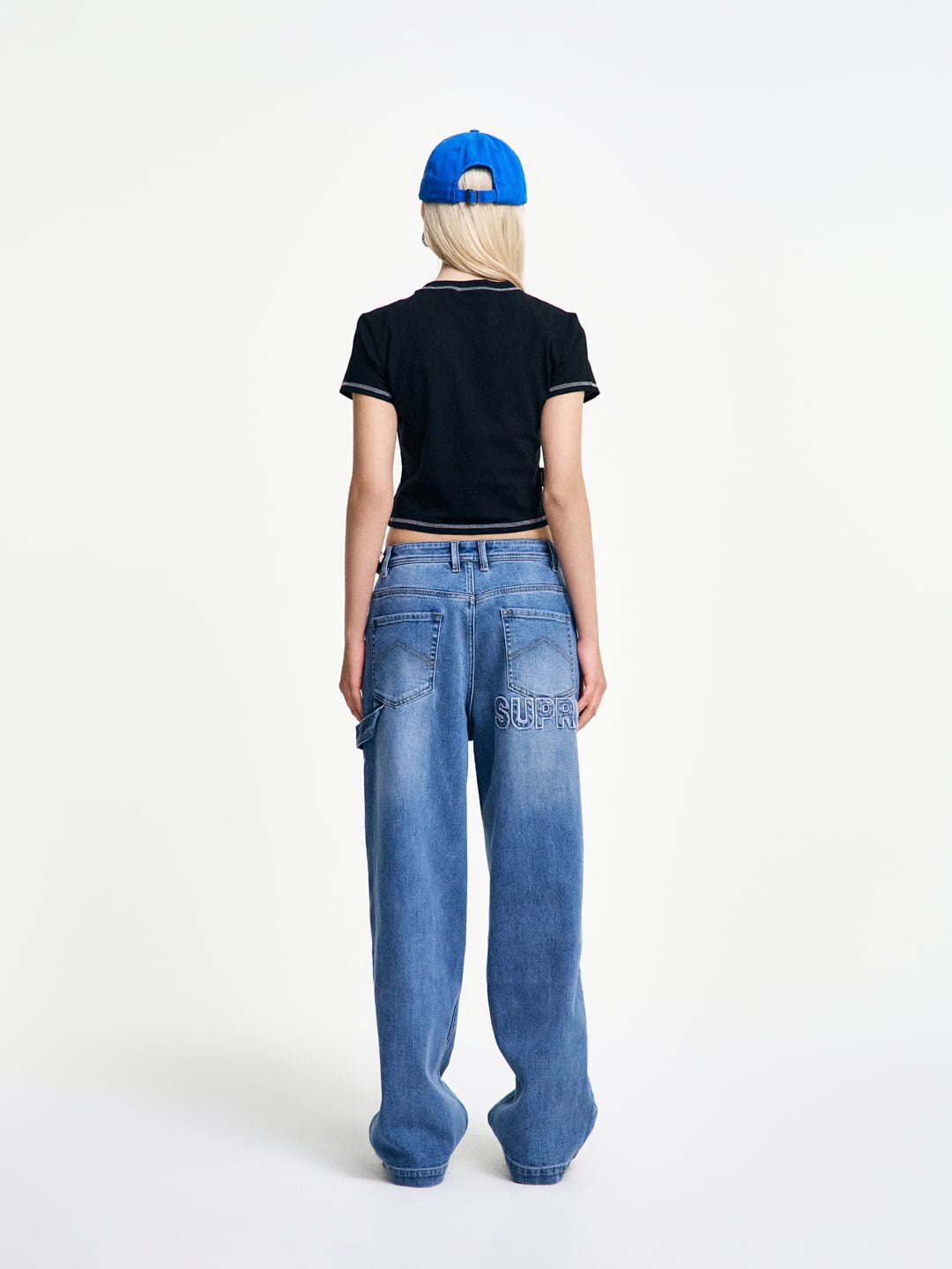 Women`s Crown Logo Point Crop T-shirt