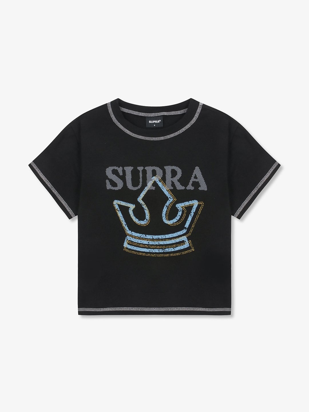 Women`s Crown Logo Point Crop T-shirt