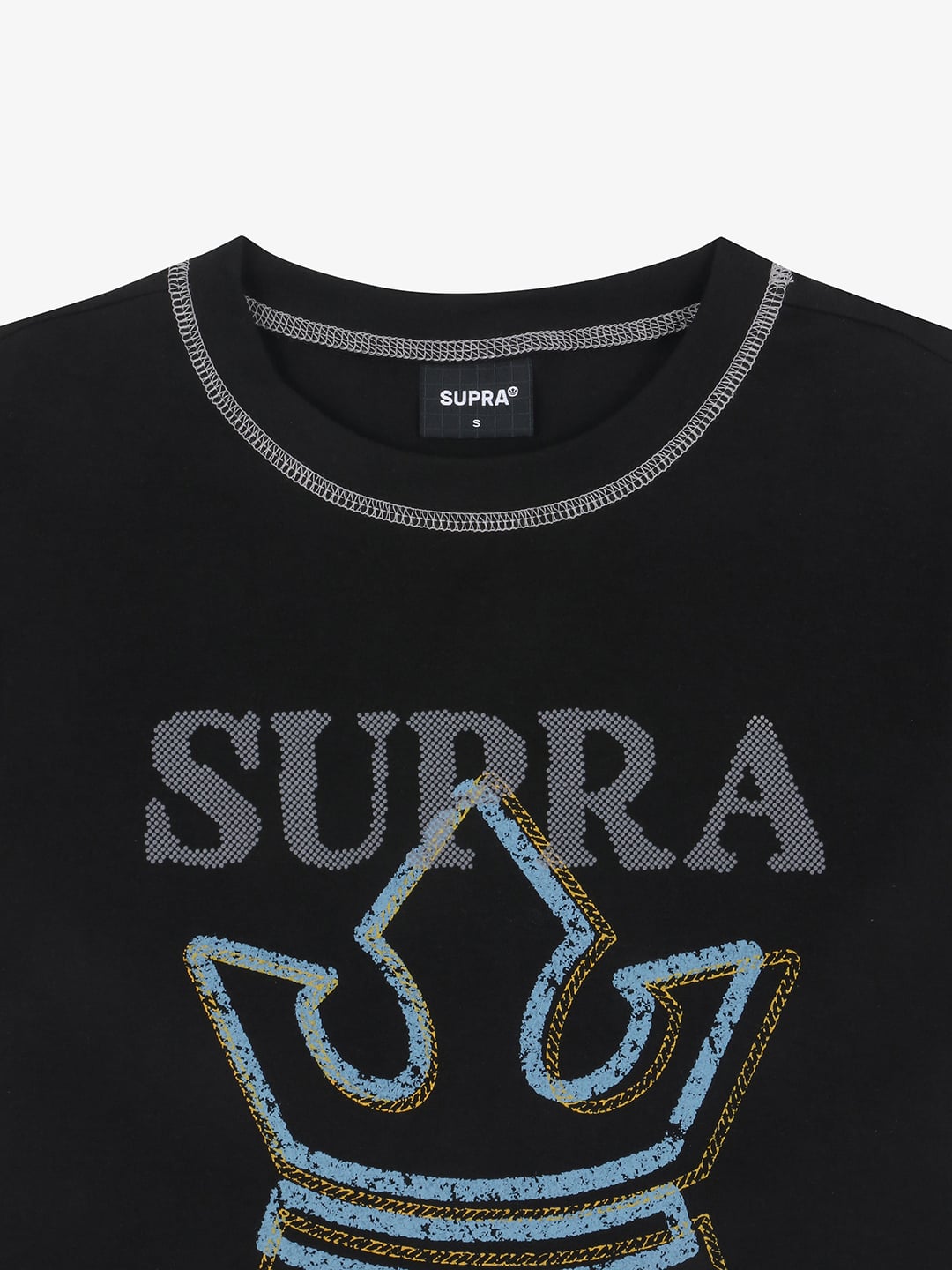 Women`s Crown Logo Point Crop T-shirt