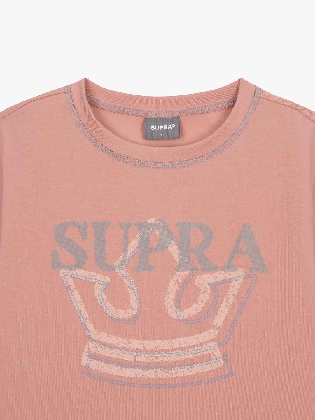 Women`s Crown Logo Point Crop T-shirt