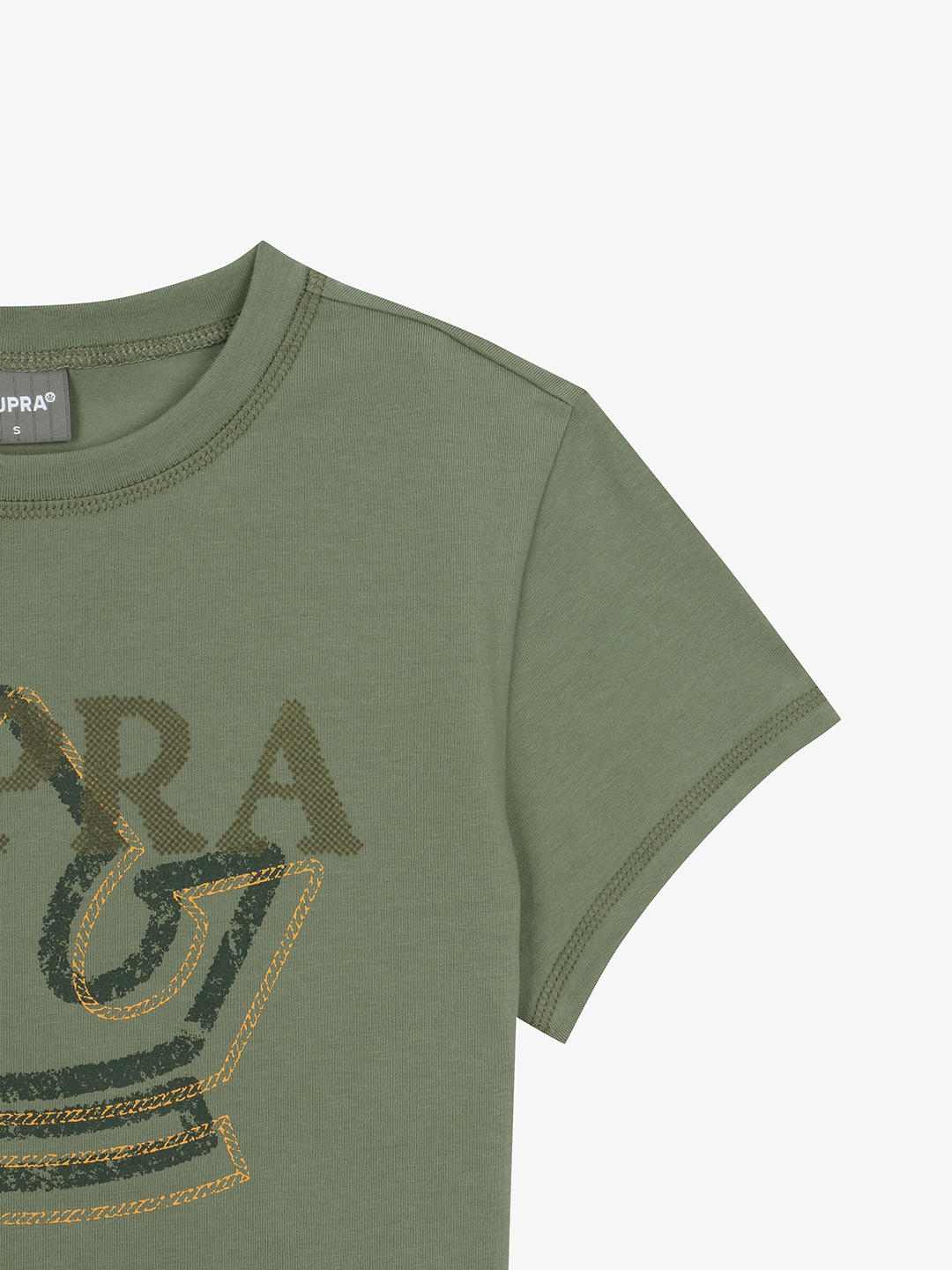 Women`s Crown Logo Point Crop T-shirt