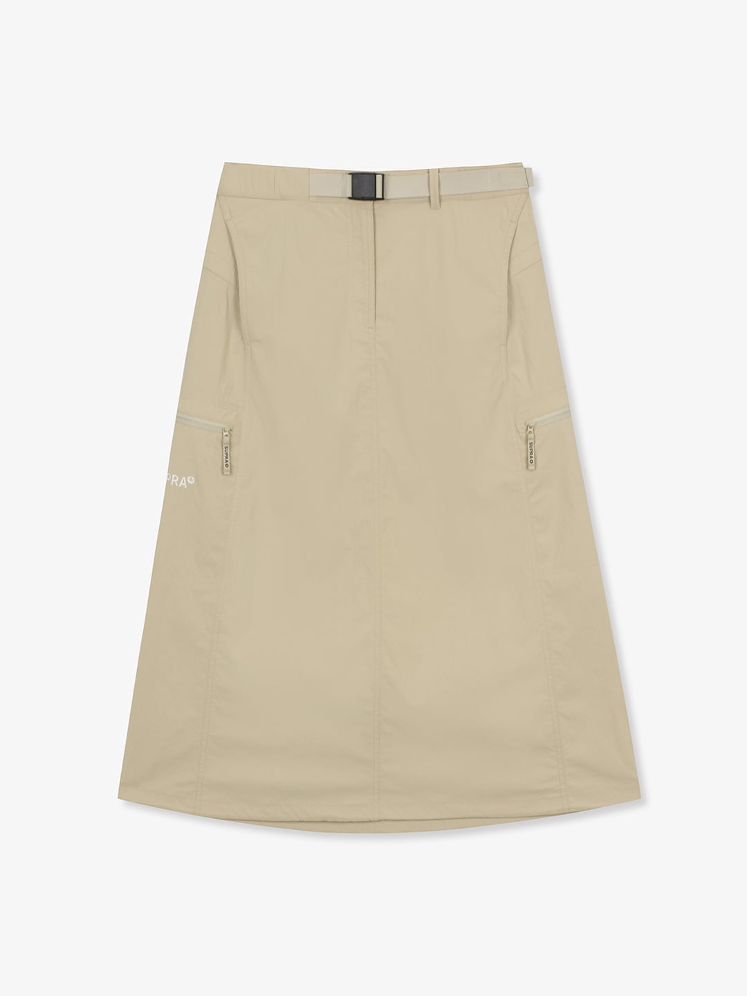 Women`s Belt Point Long Skirt