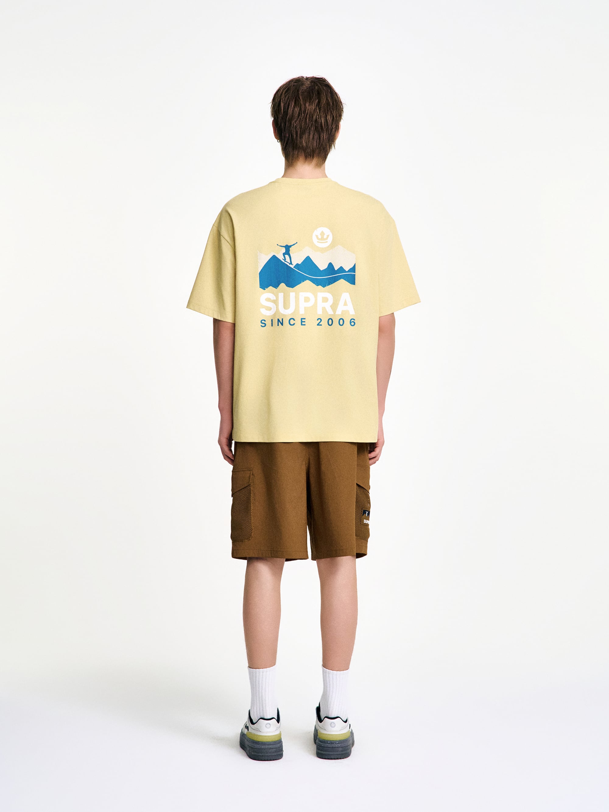 Label Mesh Pocket Woven Shorts