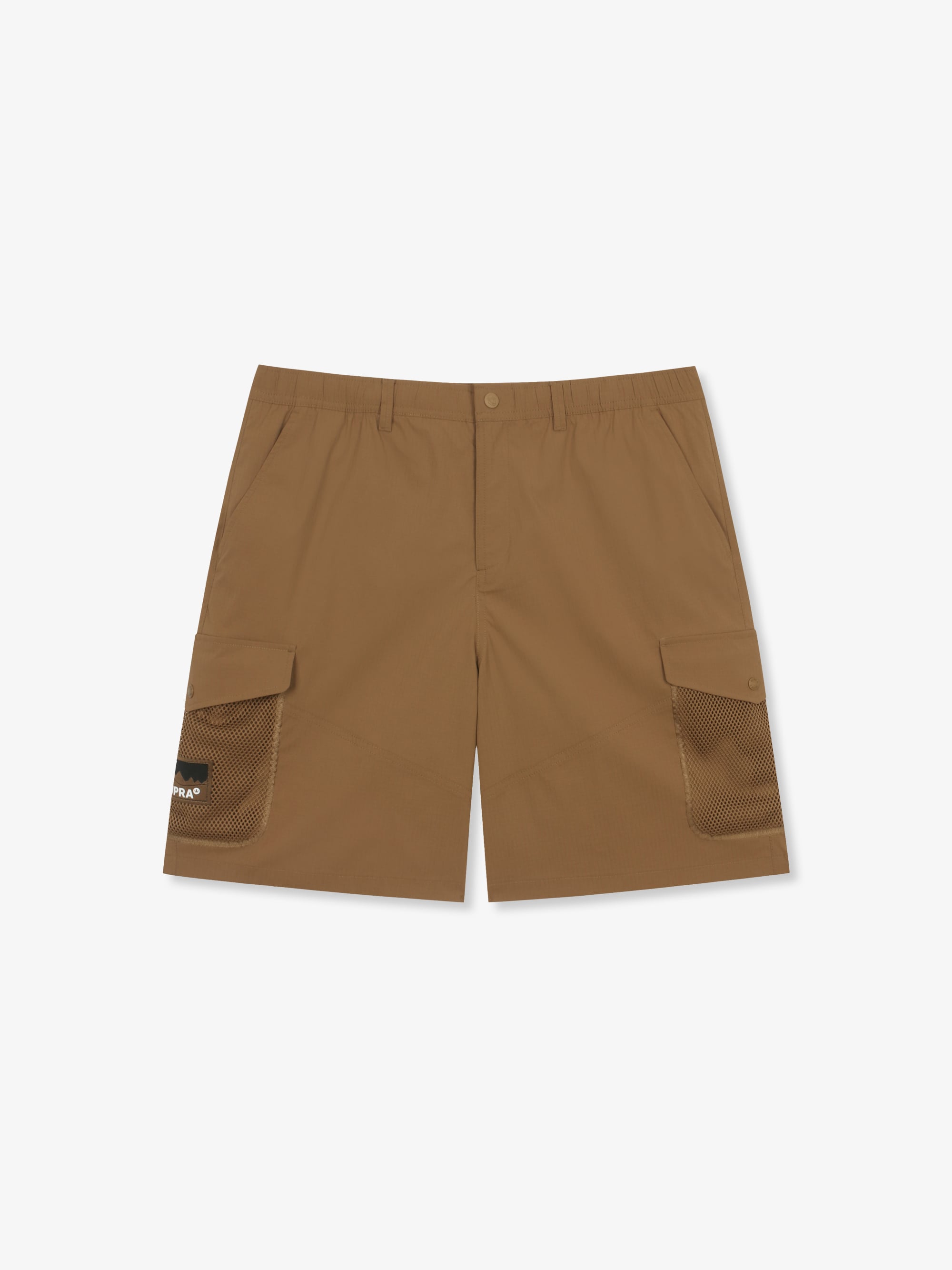 Label Mesh Pocket Woven Shorts