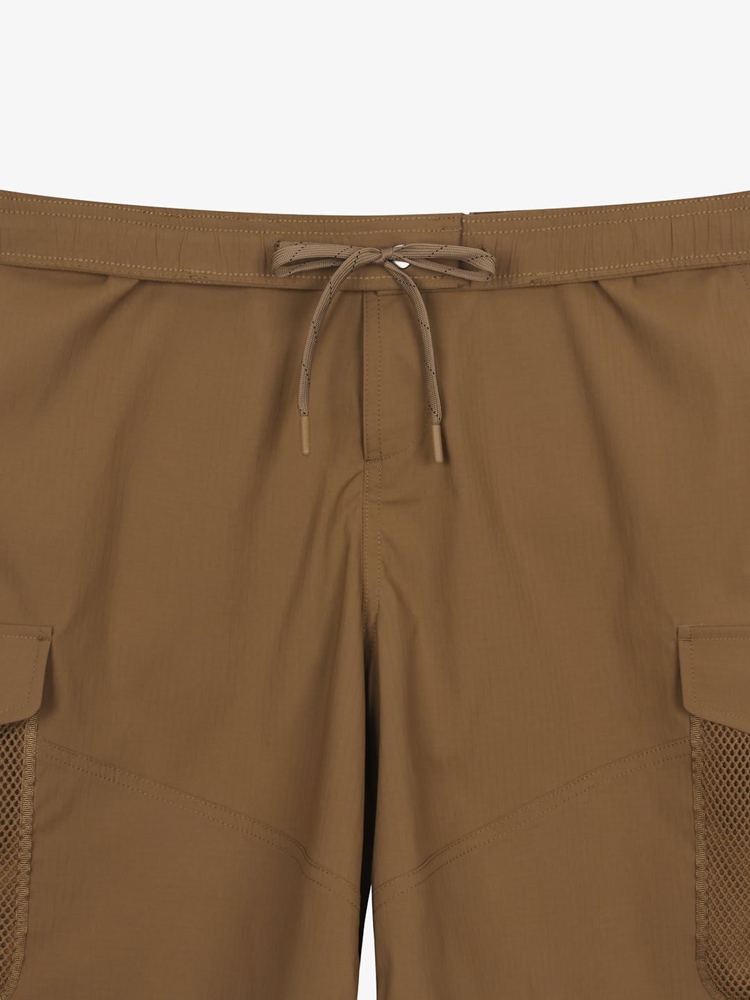 Label Mesh Pocket Woven Shorts
