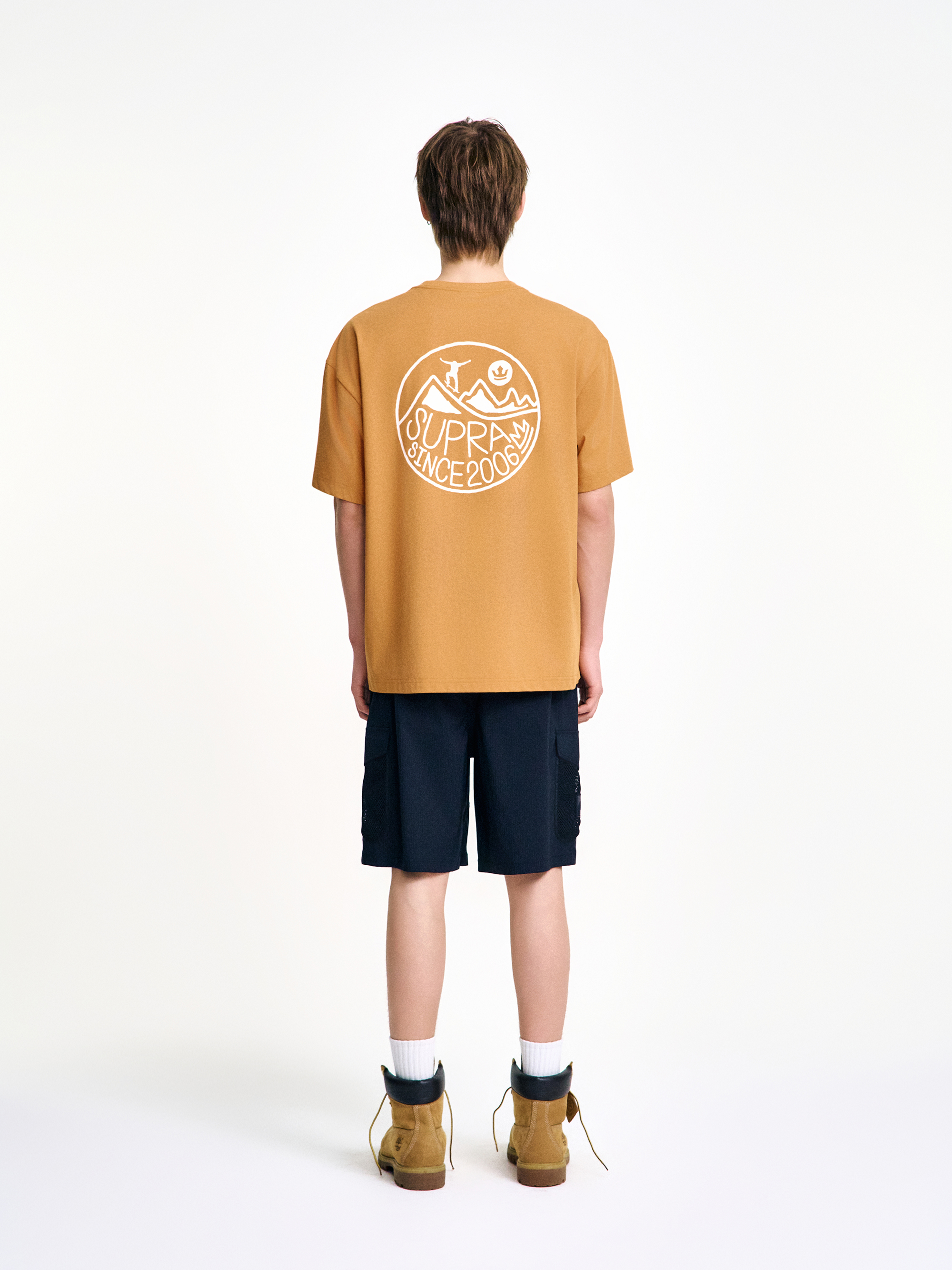 Label Mesh Pocket Woven Shorts