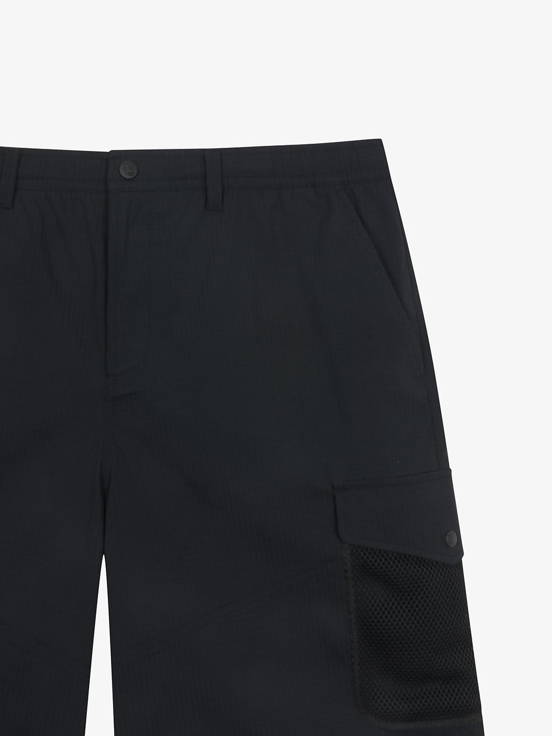 Label Mesh Pocket Woven Shorts