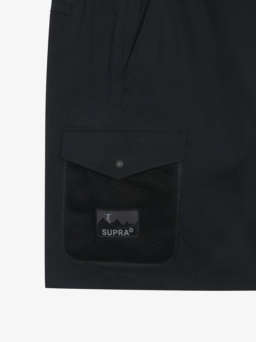 Label Mesh Pocket Woven Shorts