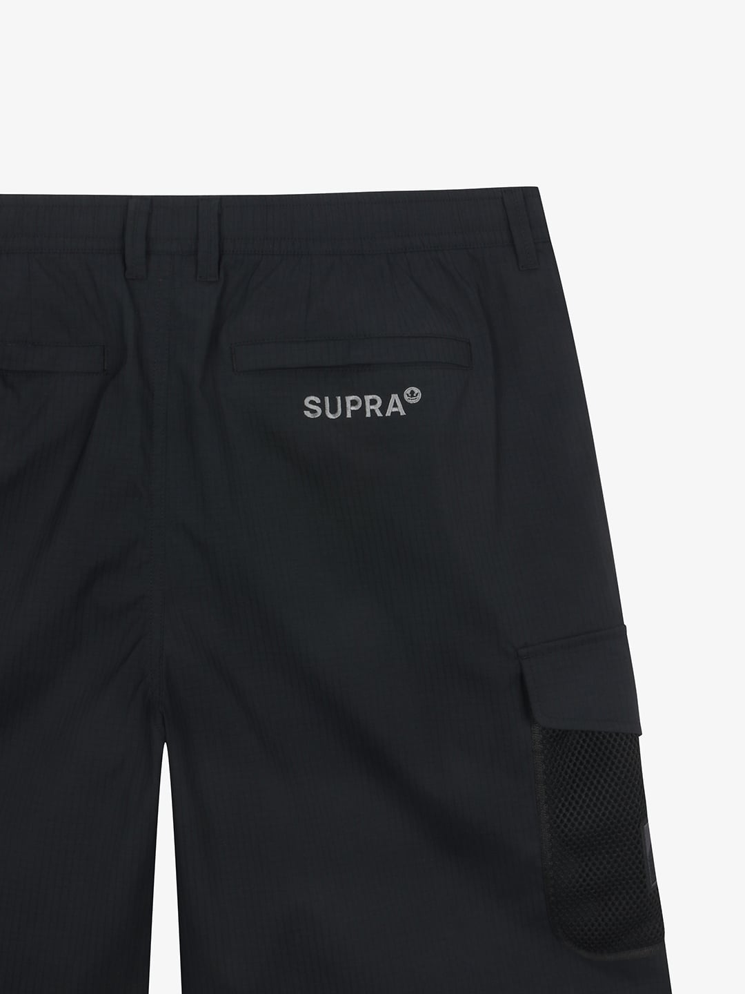Label Mesh Pocket Woven Shorts
