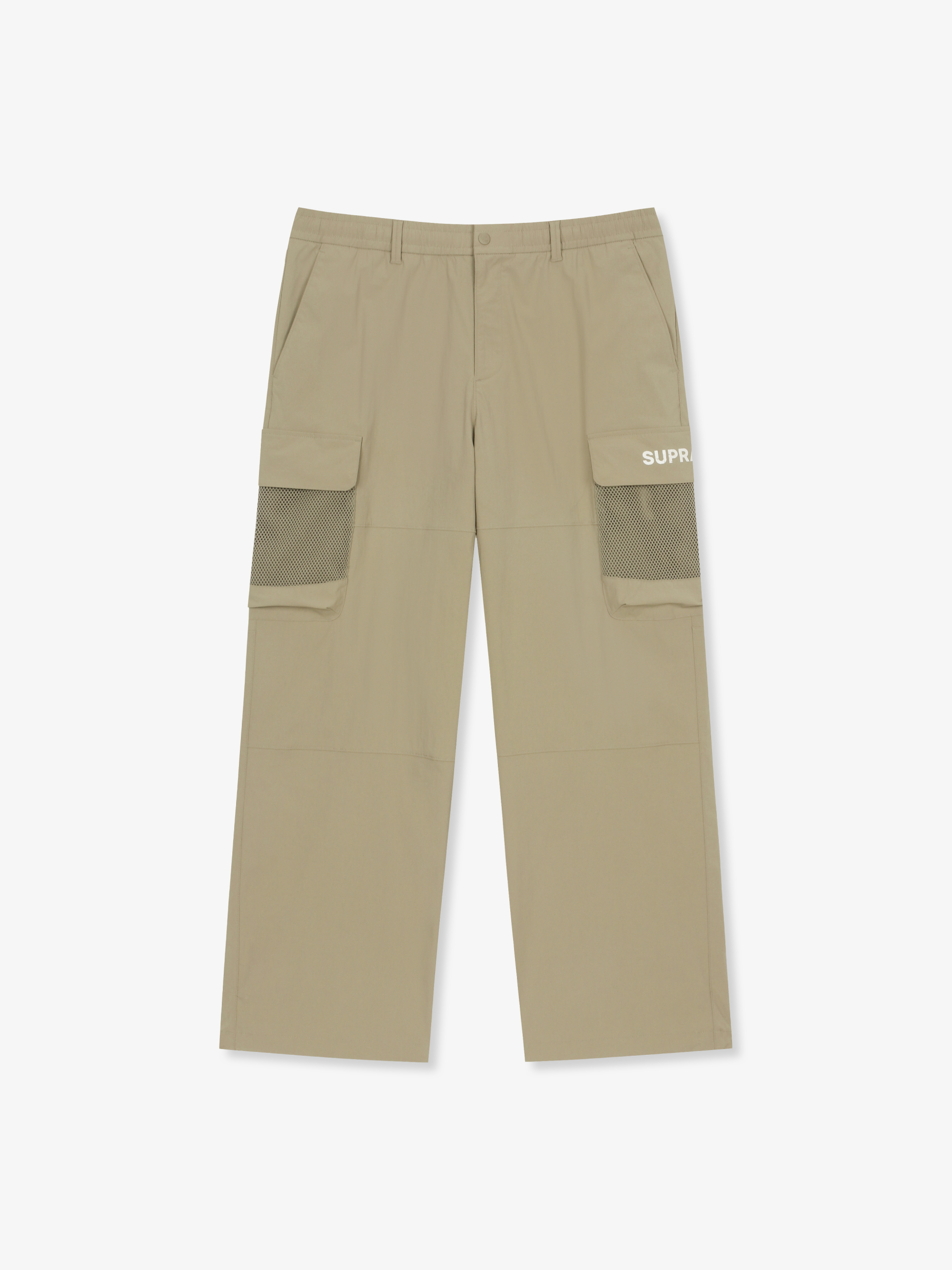 Mesh Pocket Cargo Wide Pants