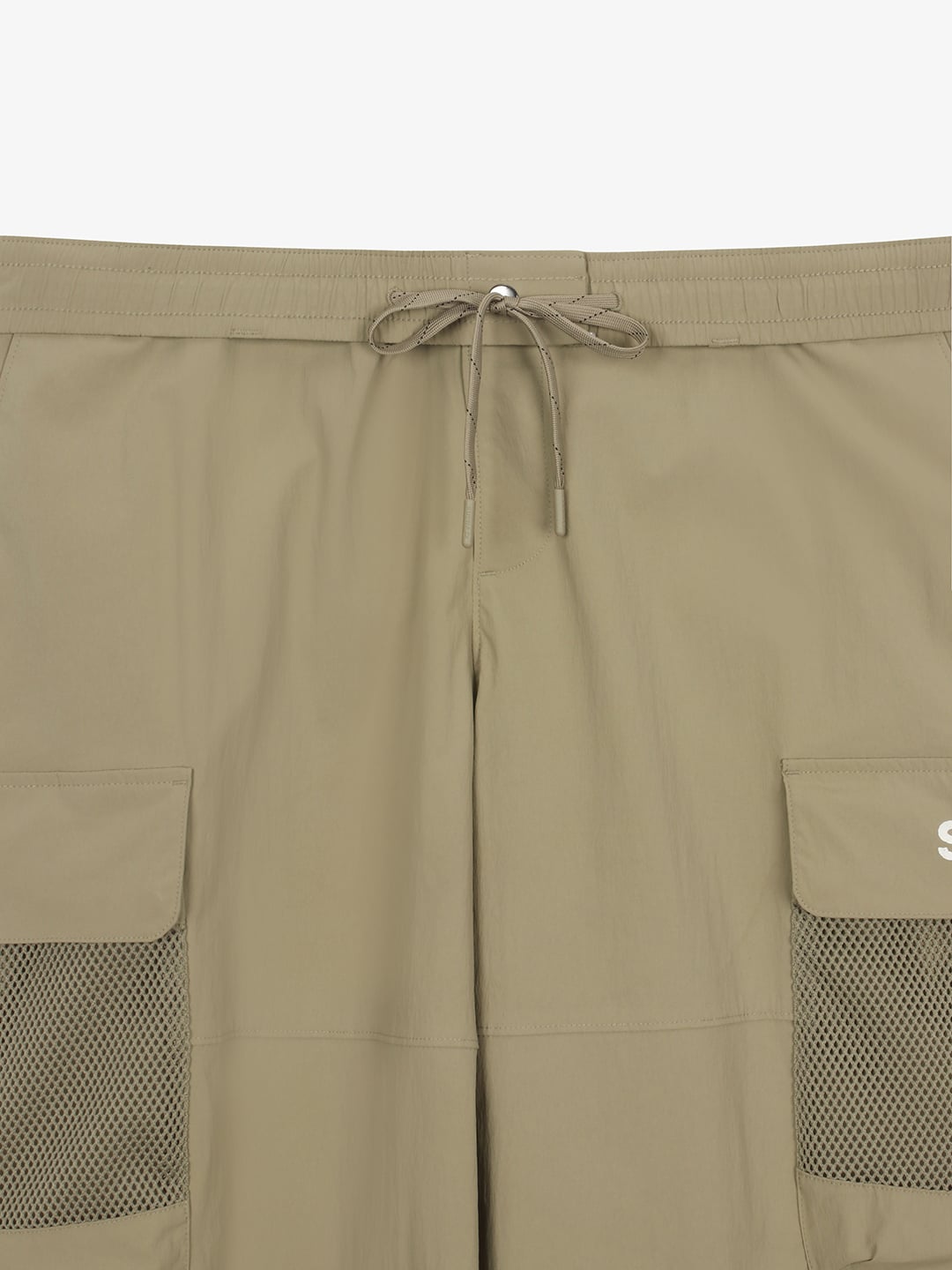 Mesh Pocket Cargo Wide Pants