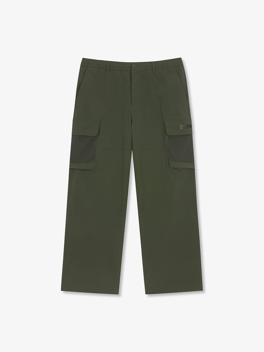 Mesh Pocket Cargo Wide Pants