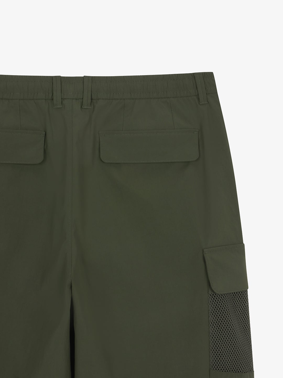 Mesh Pocket Cargo Wide Pants