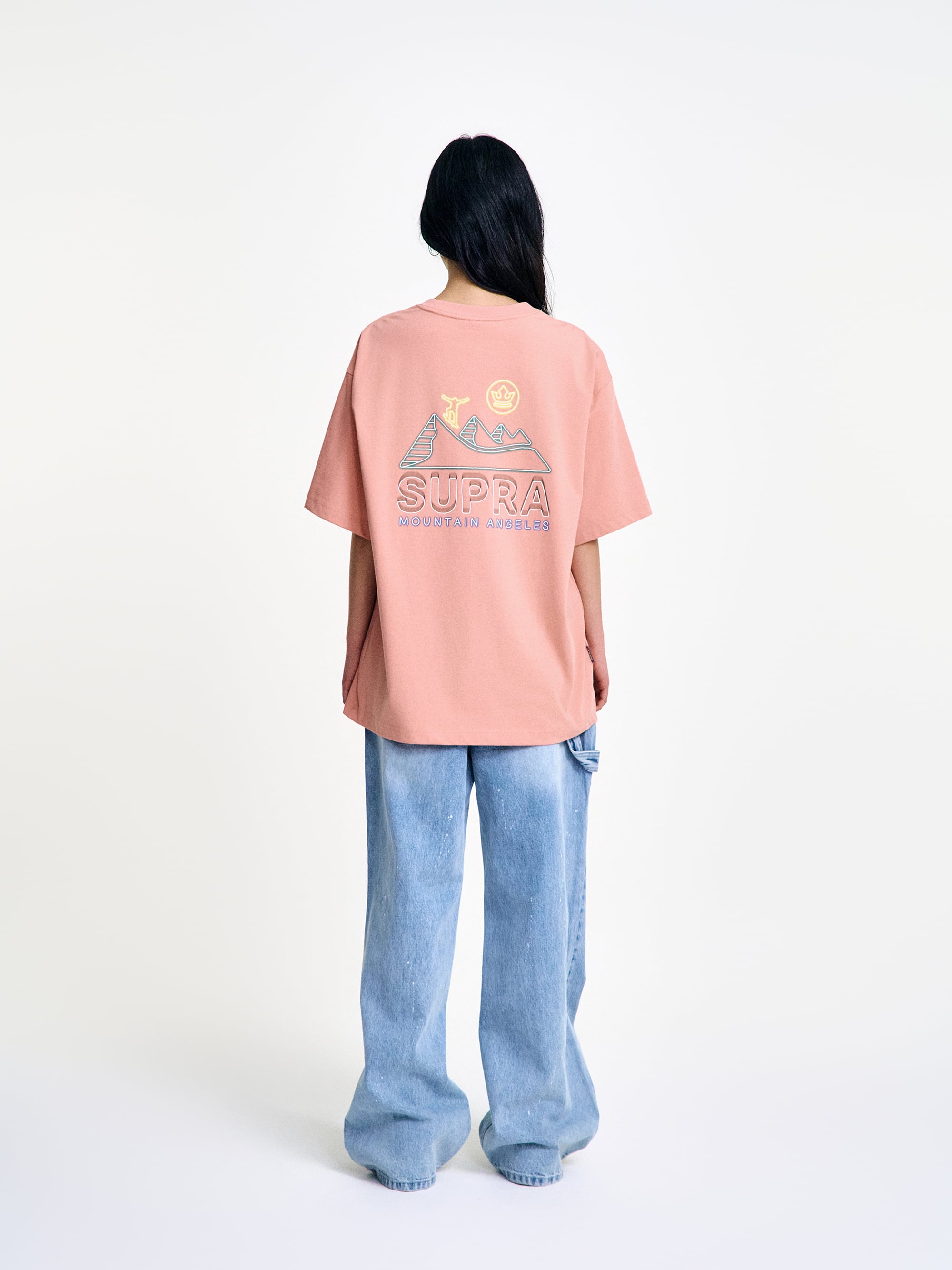 Color Graphic Mountain T-shirt
