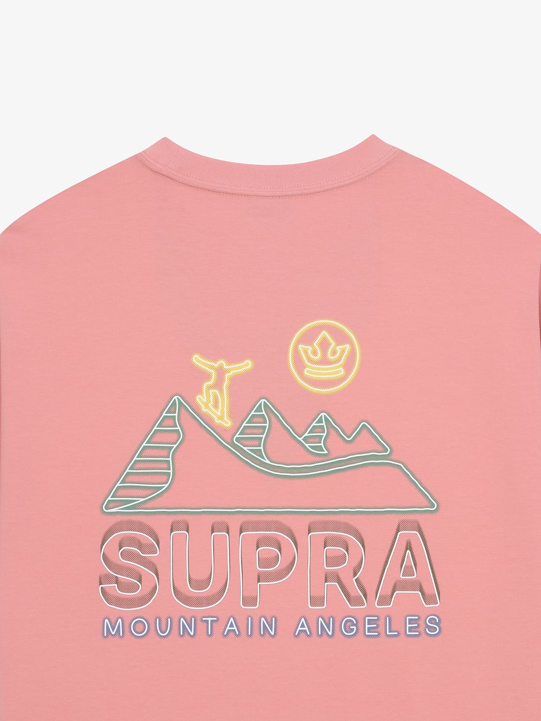 Color Graphic Mountain T-shirt