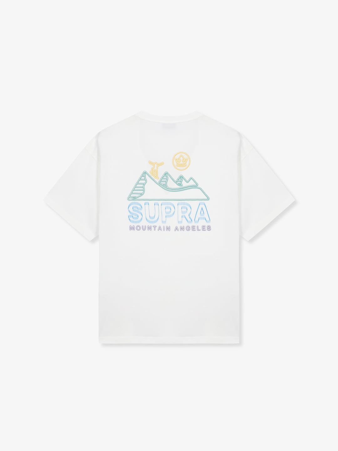 Color Graphic Mountain T-shirt