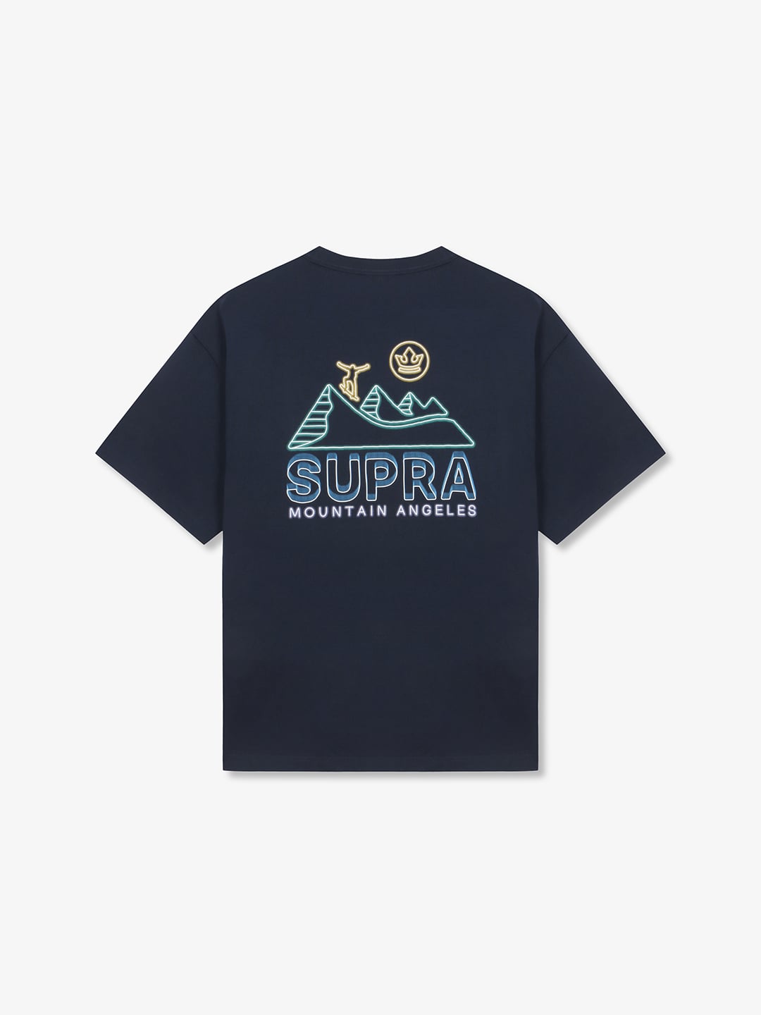 Color Graphic Mountain T-shirt