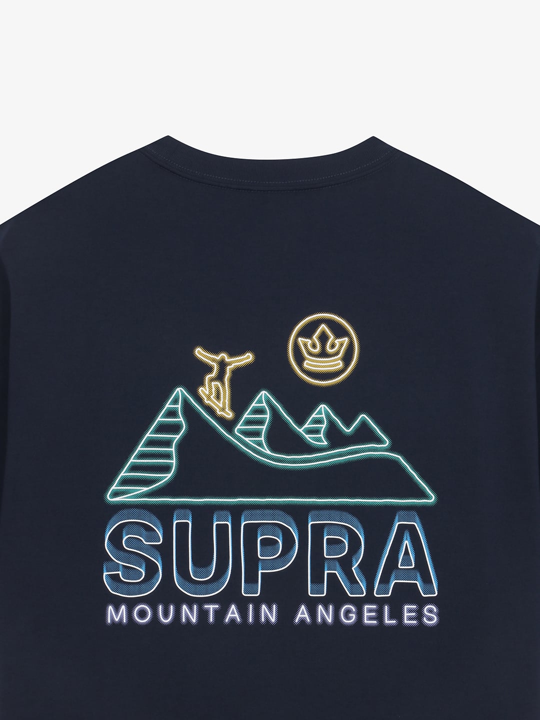 Color Graphic Mountain T-shirt