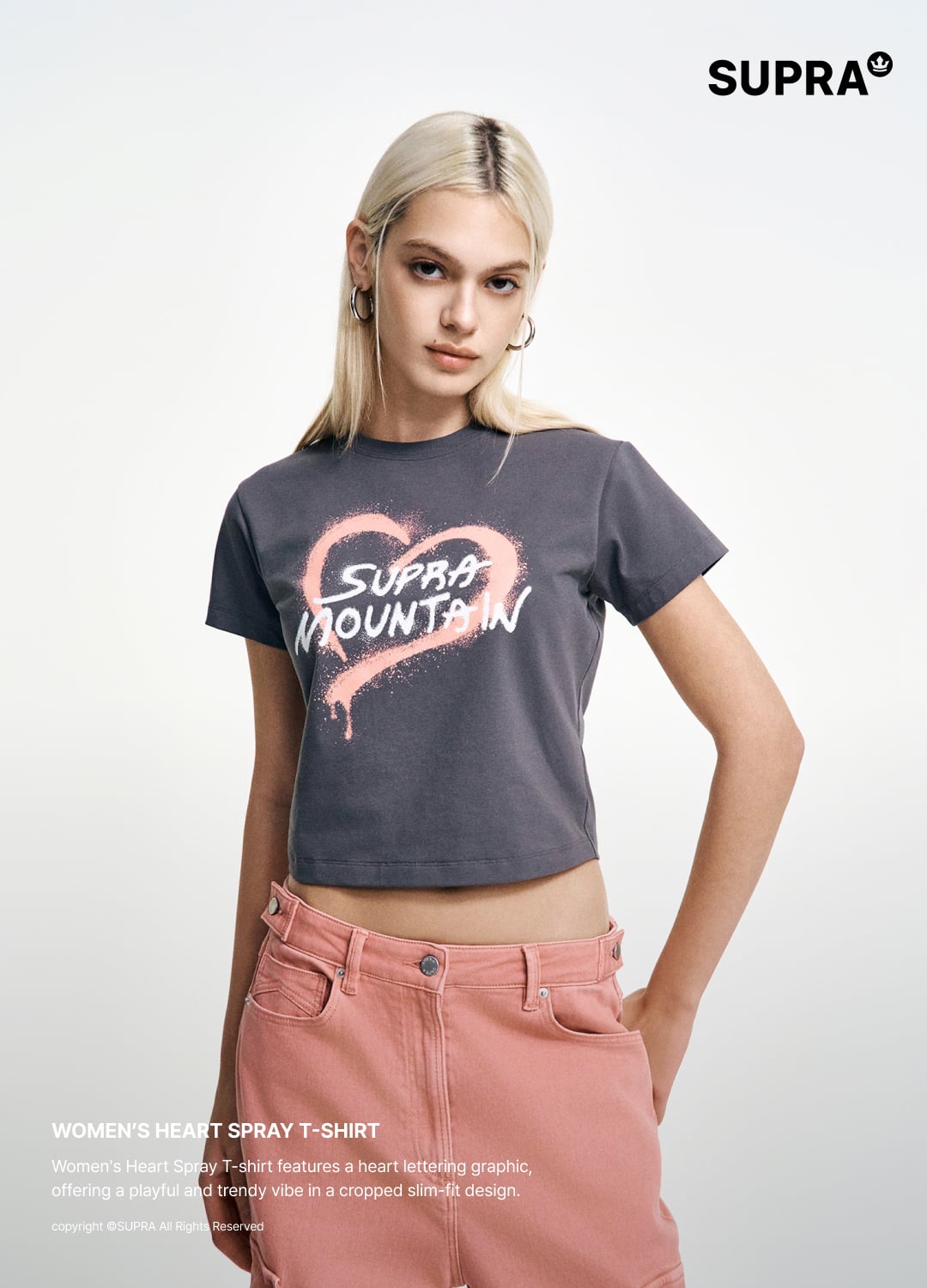 Women`s Heart Spray T-Shirt