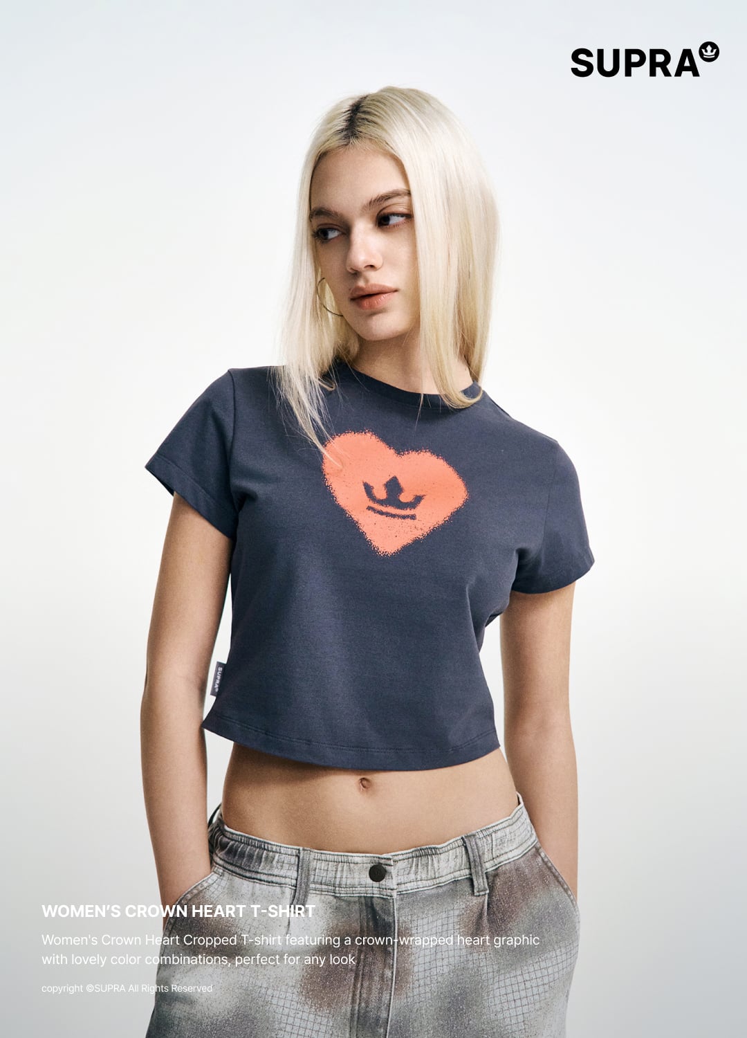 Women`s Crown Heart T-shirt