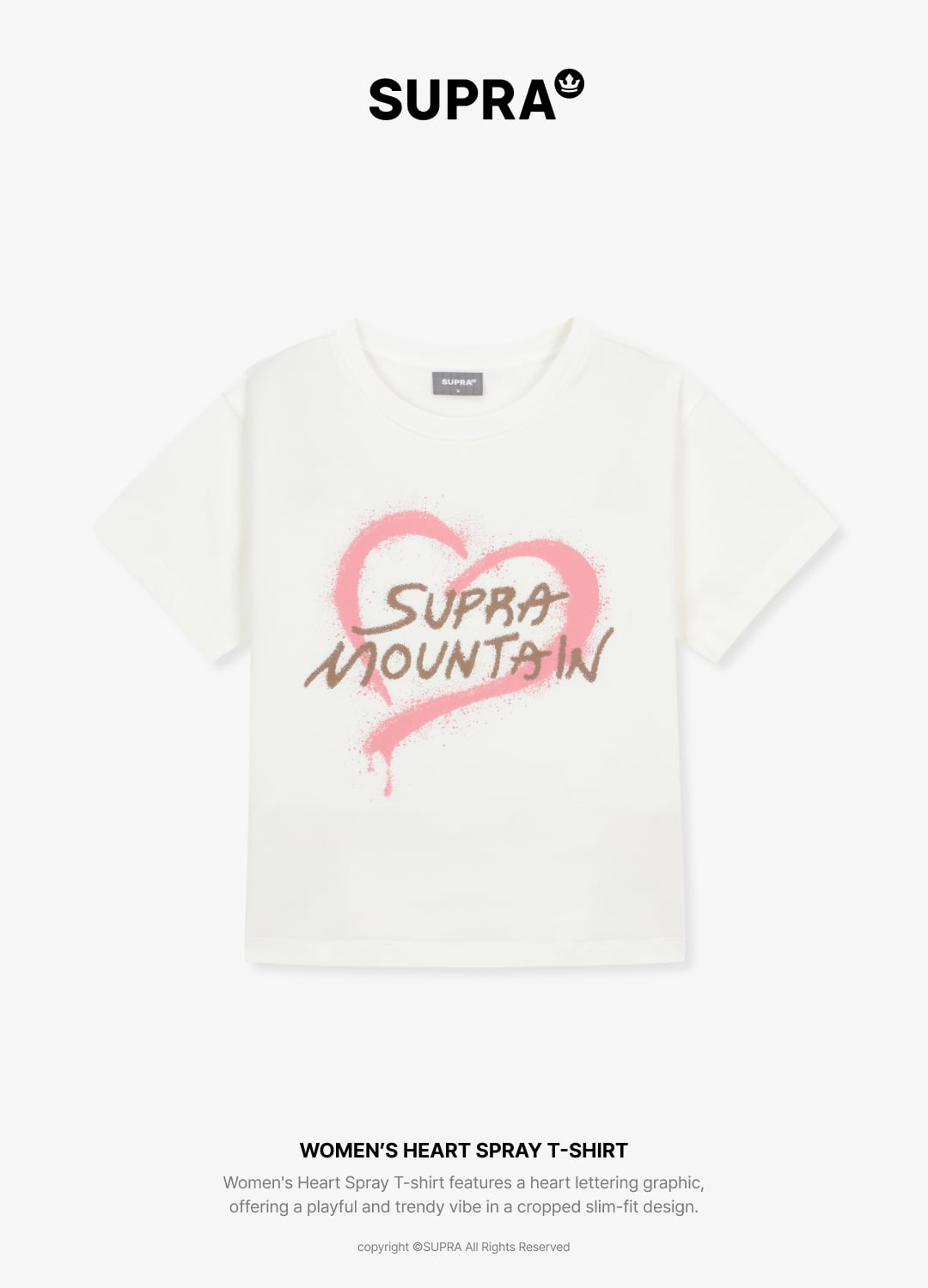 Women`s Heart Spray T-Shirt