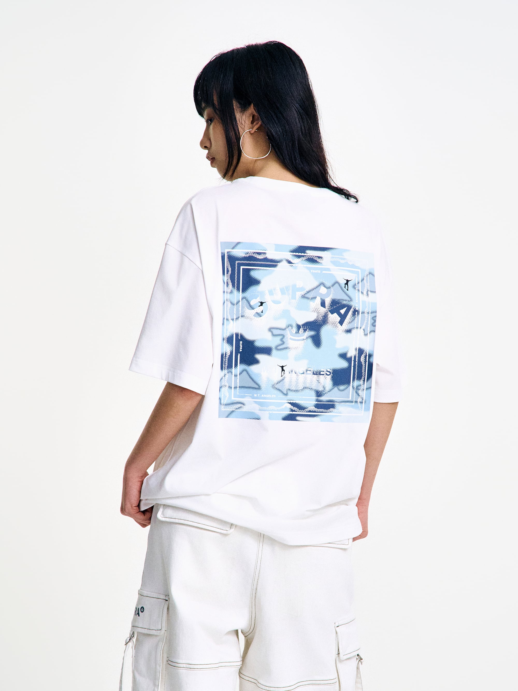 Camo Square Graphic T-Shirt