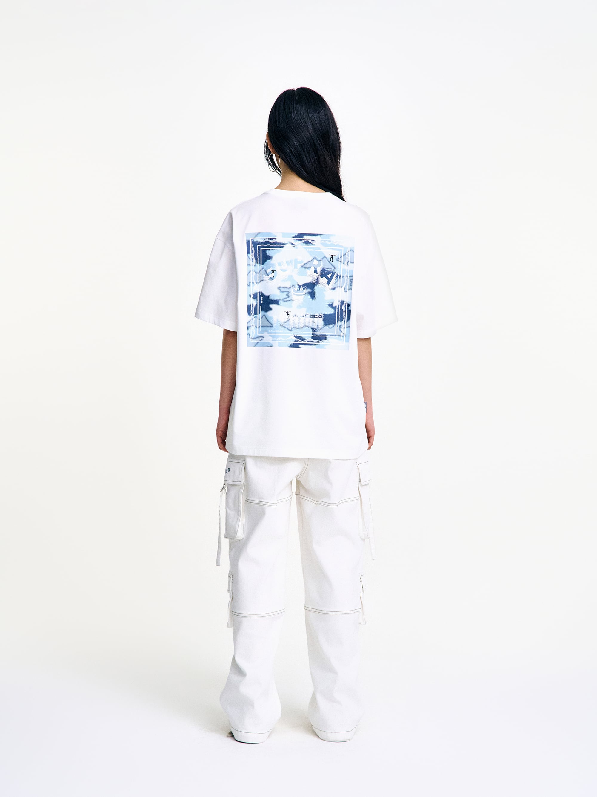Camo Square Graphic T-Shirt