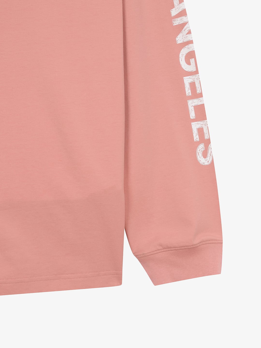 Sleeve Lettering Long-Sleeved T-shirt