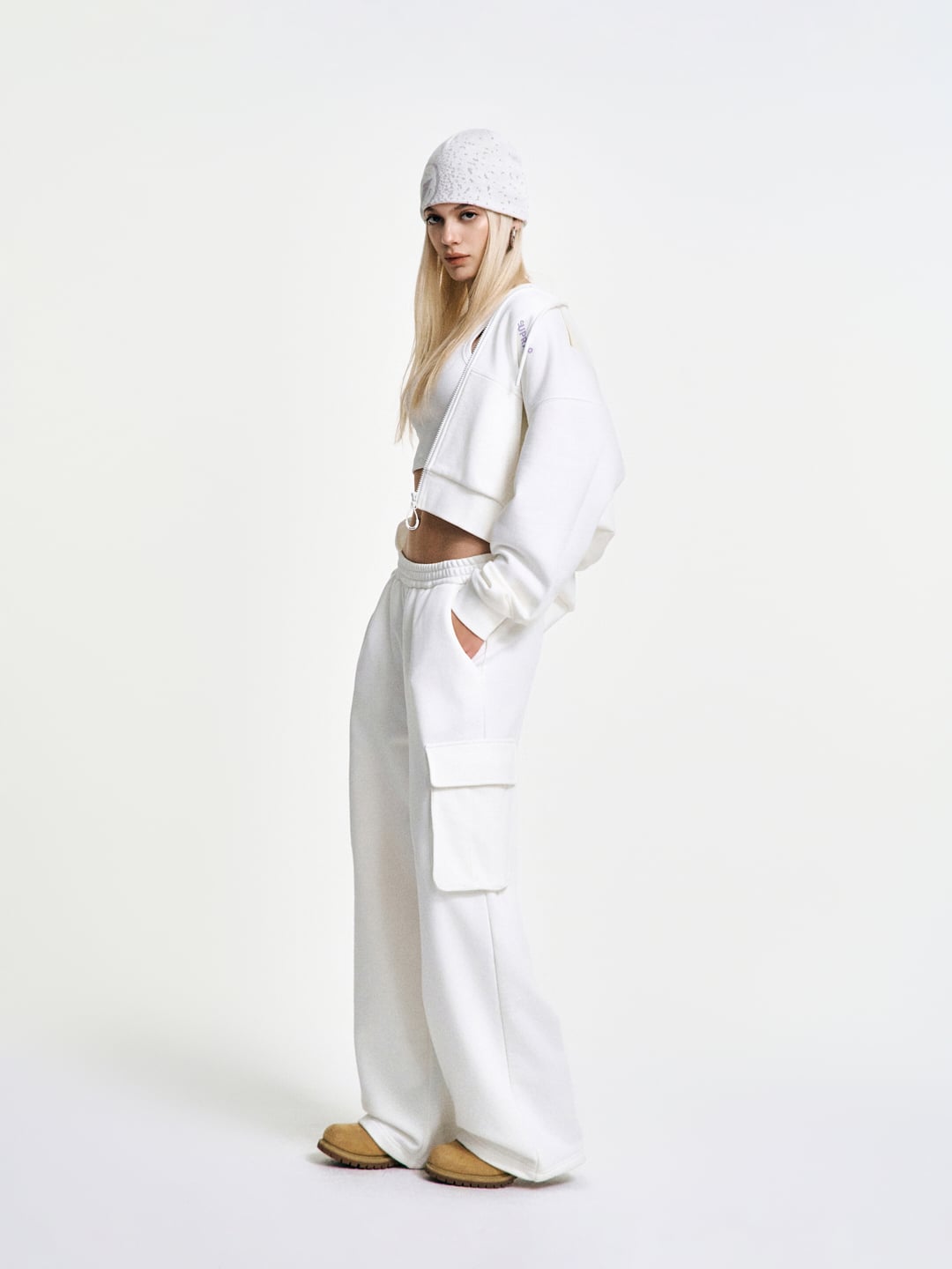 Women`s Cargo Wide Pants SET