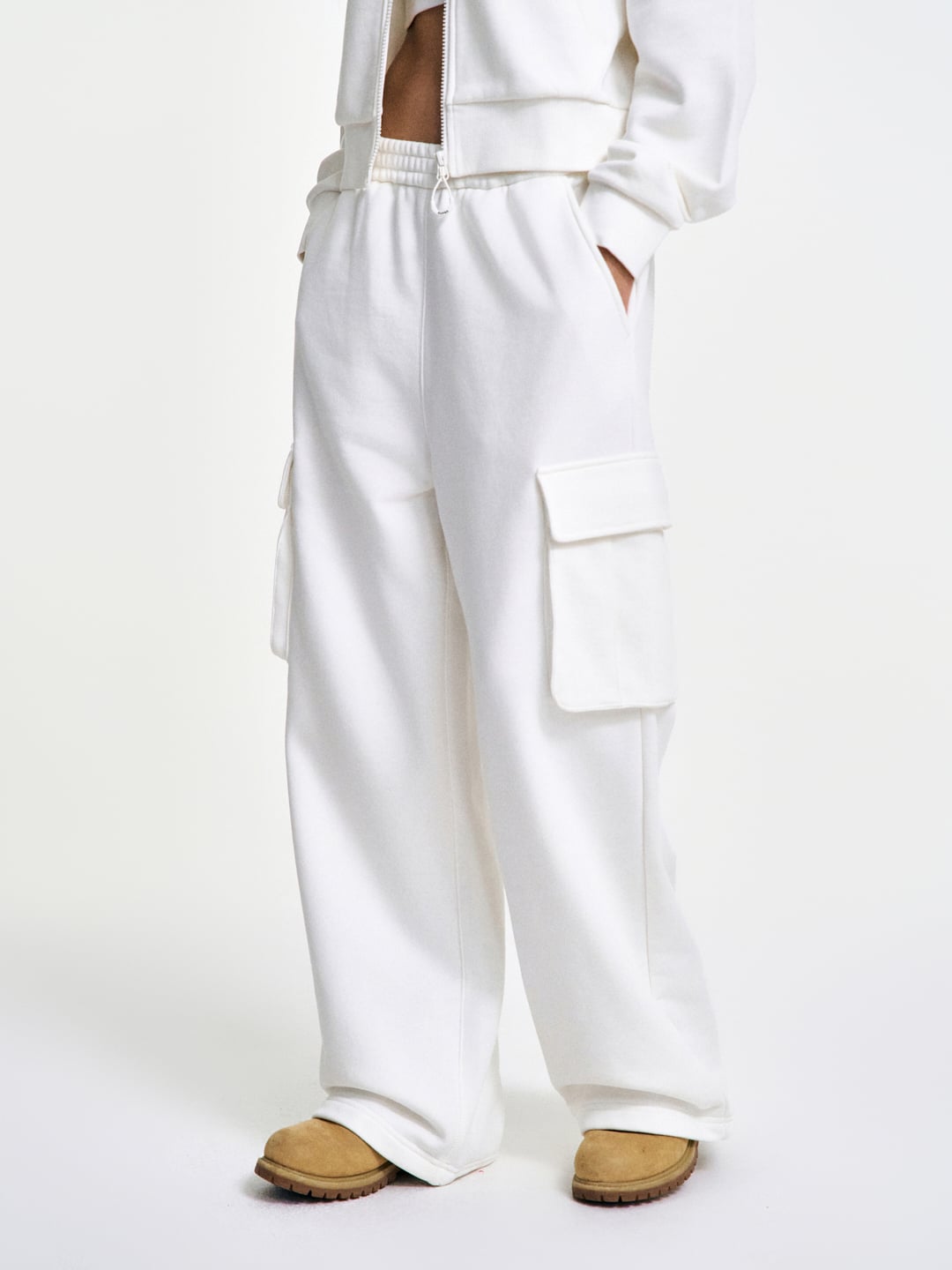 Women`s Cargo Wide Pants SET