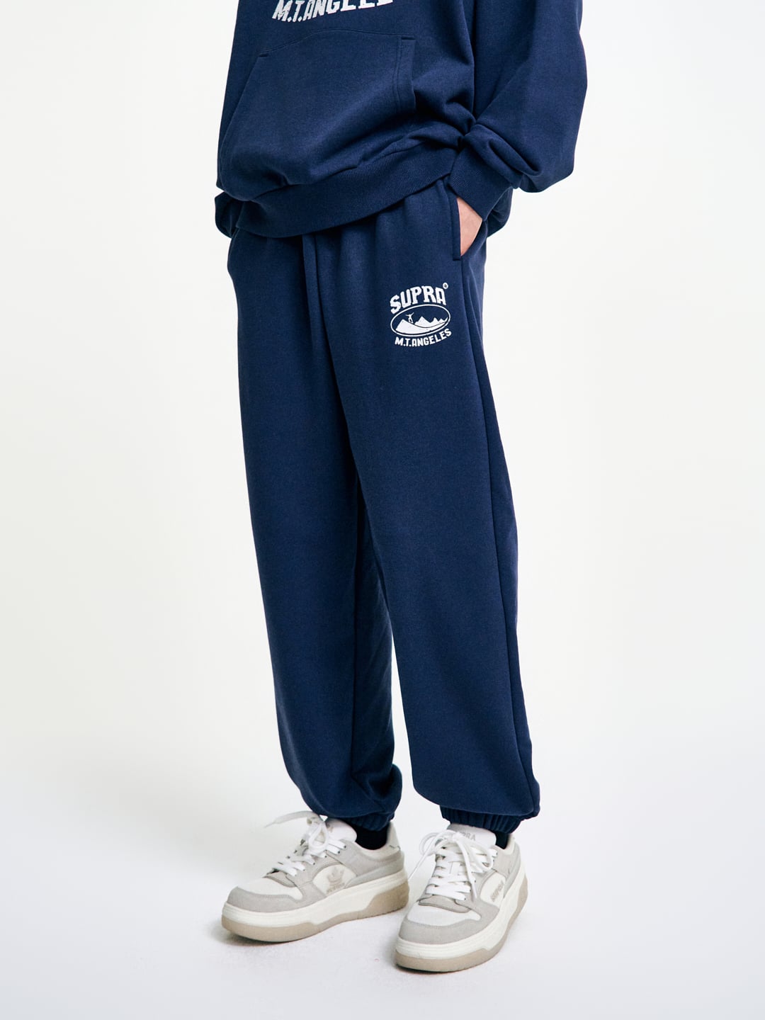 Round Mountain Graphic Jersey Jogger Pants SET