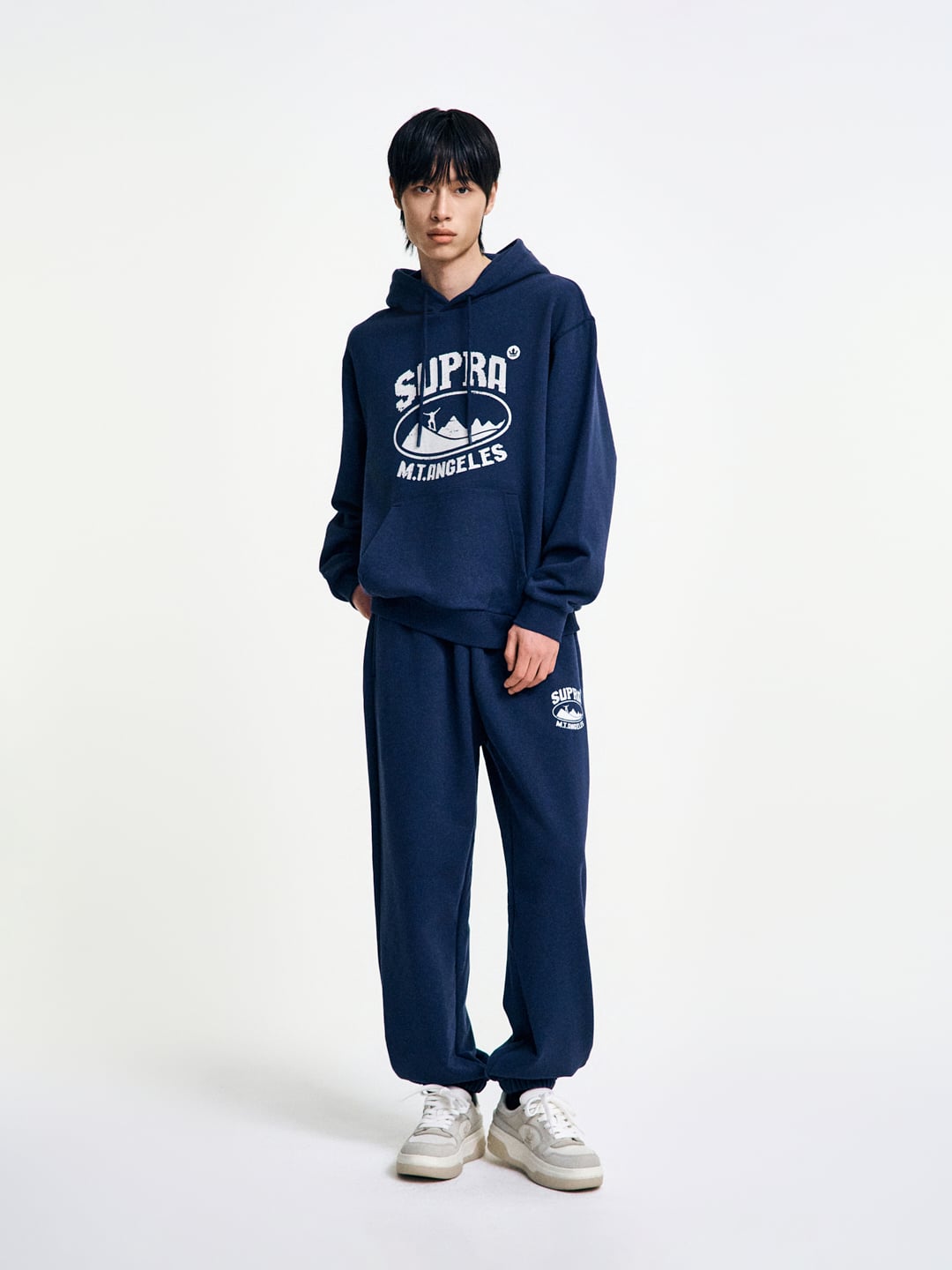 Round Mountain Graphic Jersey Jogger Pants SET
