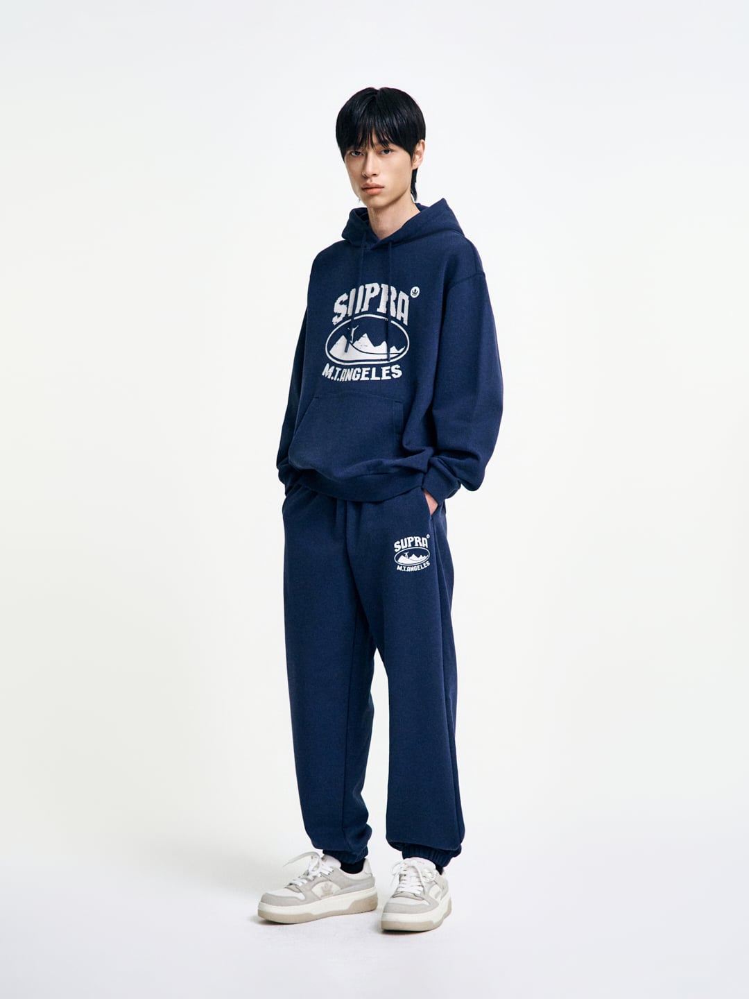 Round Mountain Graphic Jersey Jogger Pants SET