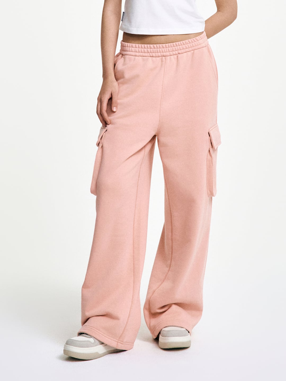Women`s Cargo Wide Pants SET