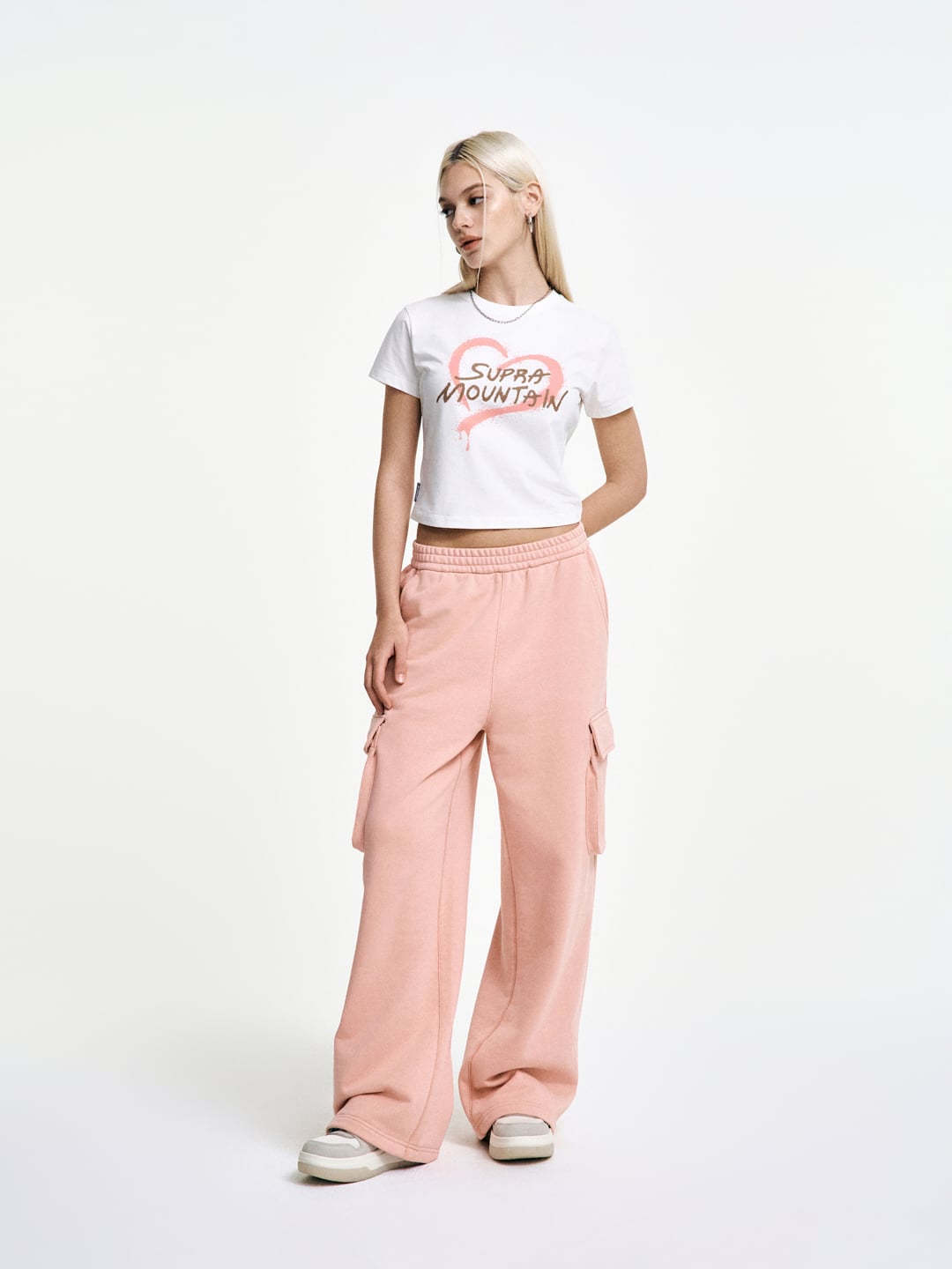 Women`s Cargo Wide Pants SET