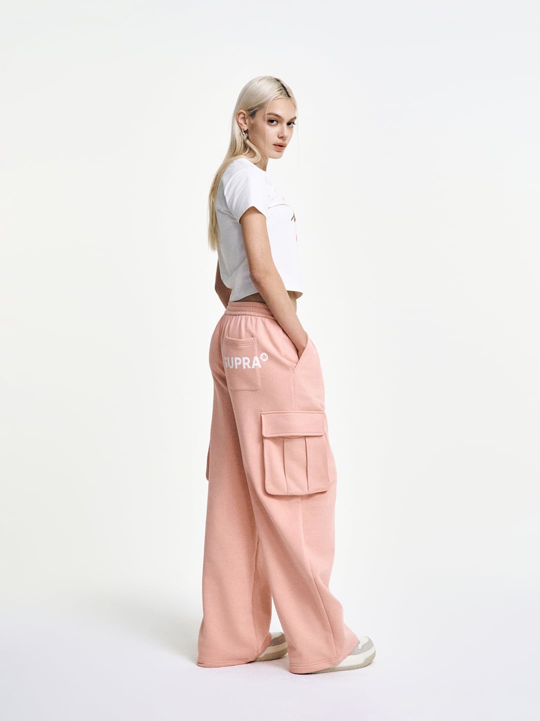 Women`s Cargo Wide Pants SET